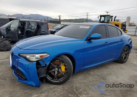 2019 Alfa Romeo Giulia Ti z USA, uszkodzony, nr VIN ZARFAMBN2K7608979